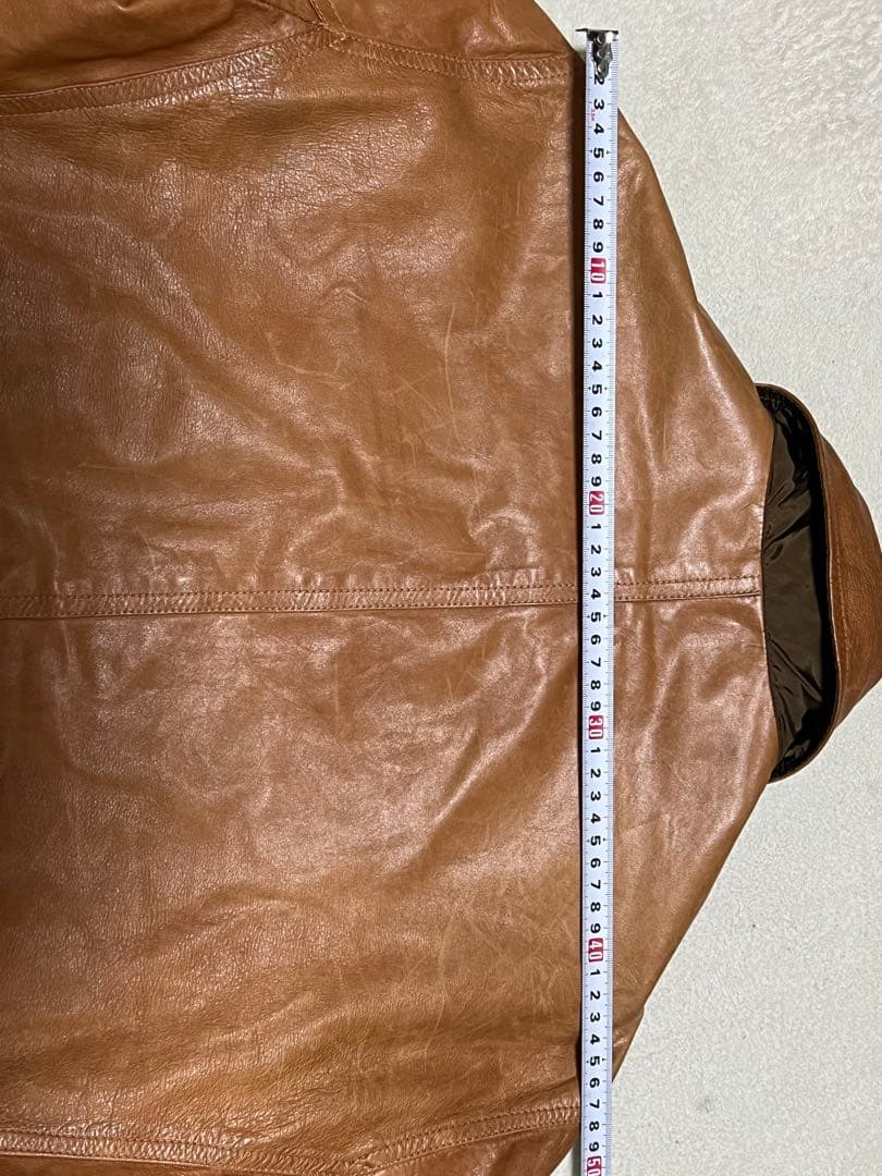 ダナキャラン DKNY ブラウン レザージャケット　美品