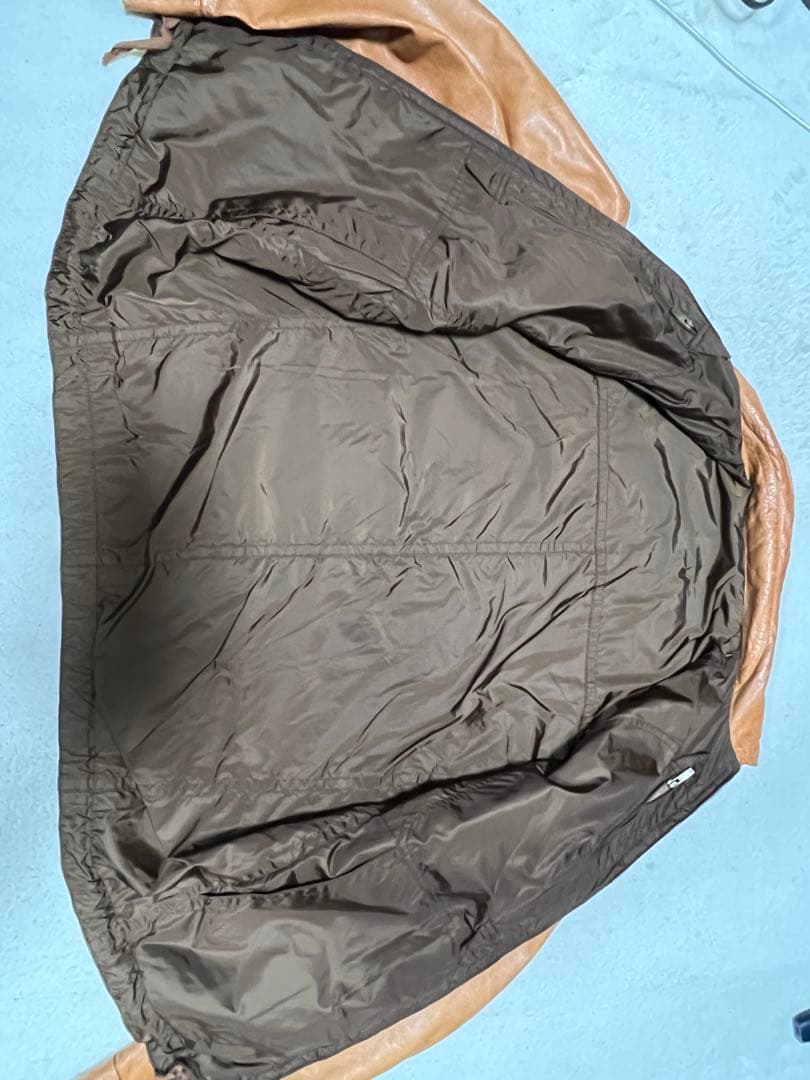 ダナキャラン DKNY ブラウン レザージャケット　美品