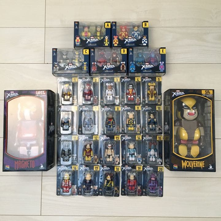 ベアブリック 新品　X-NEN フルコンプリートセット