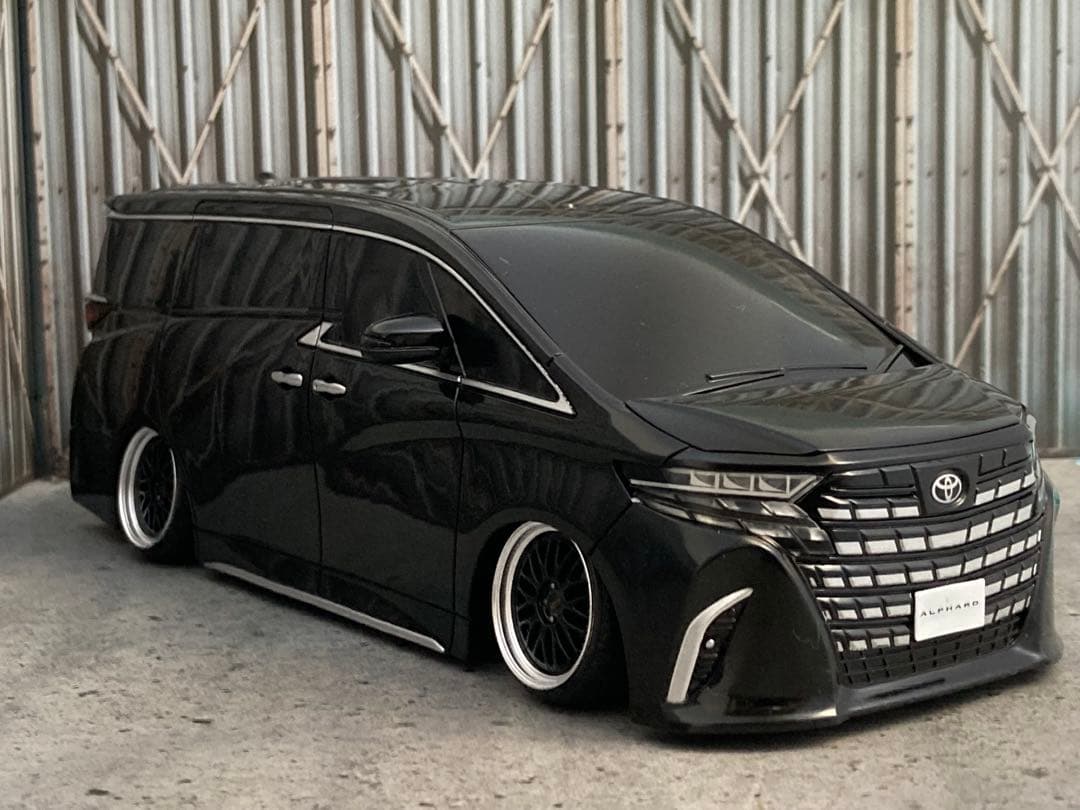 1/24新型アルファード・ブラック（カスタム品）