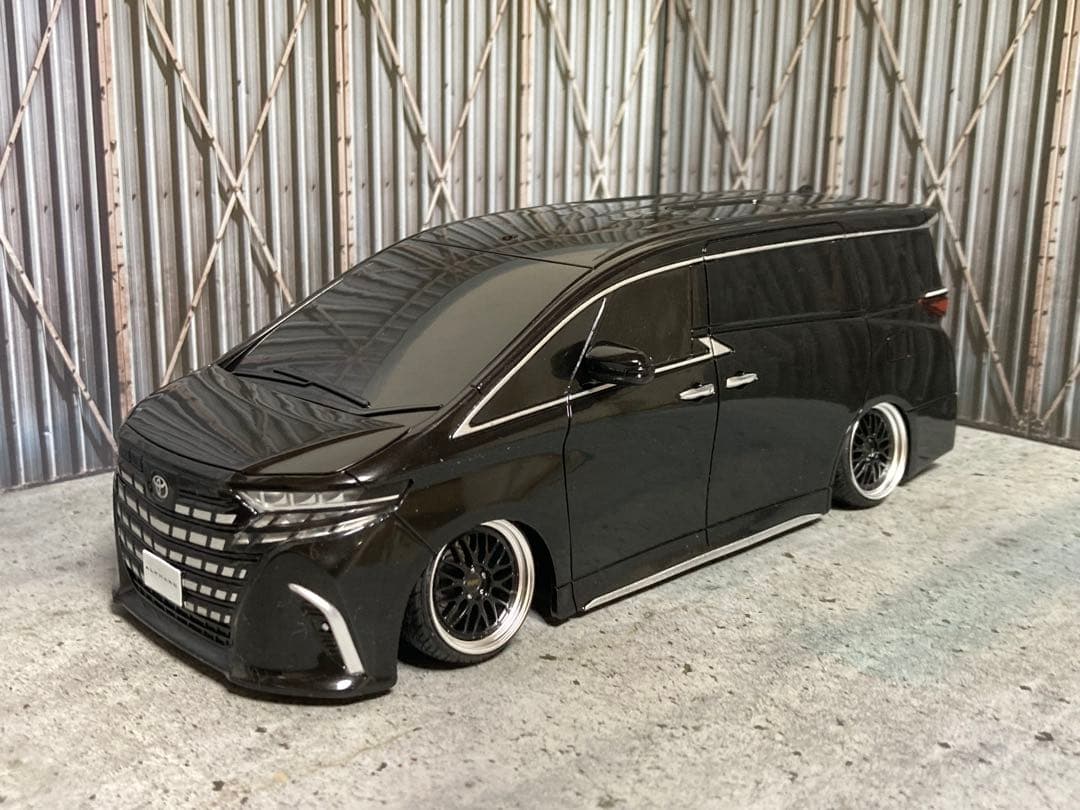 1/24新型アルファード・ブラック（カスタム品）