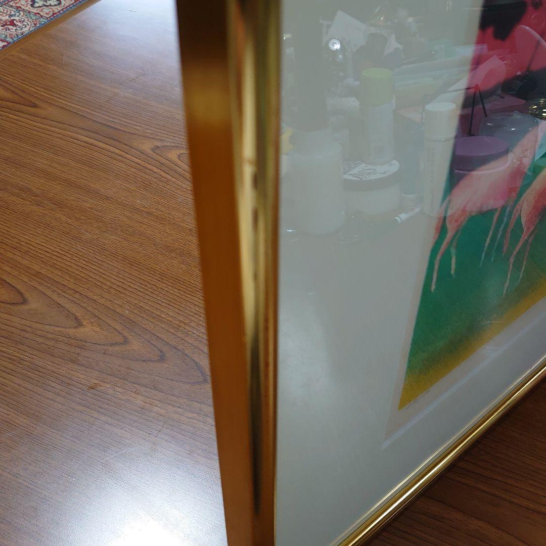 ポールギヤマン ピンクの基調の静物と馬