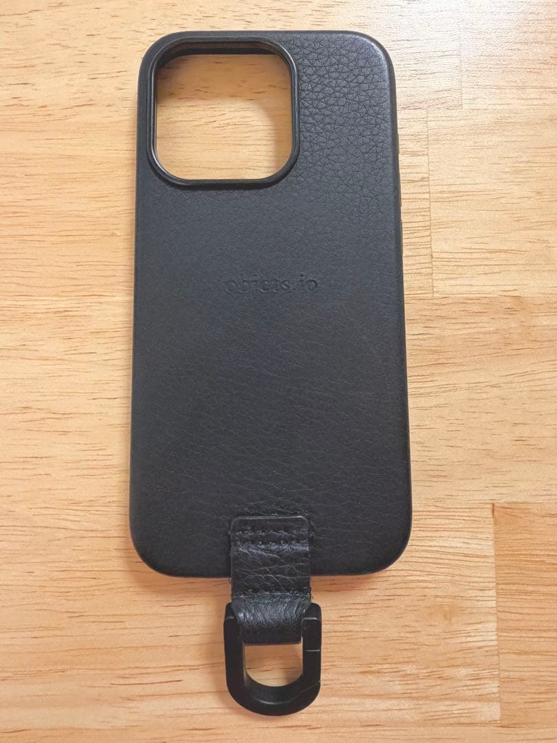 Objcts.io レザーストラップ + iPhoneケースセット ブラック