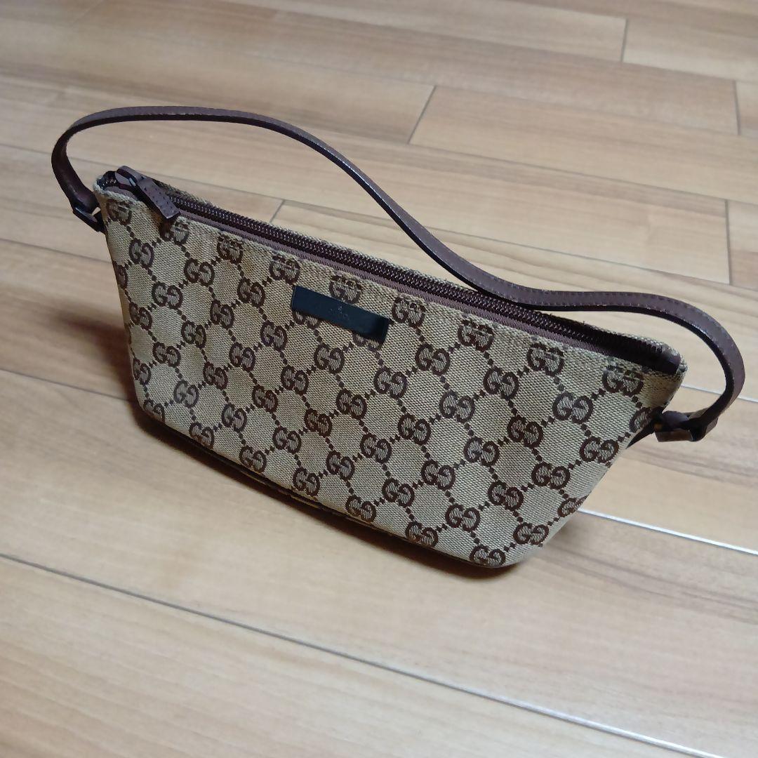 GUCCI グッチ　アクセサリーポーチ キャンバス他　GG ミニハンドバッグ