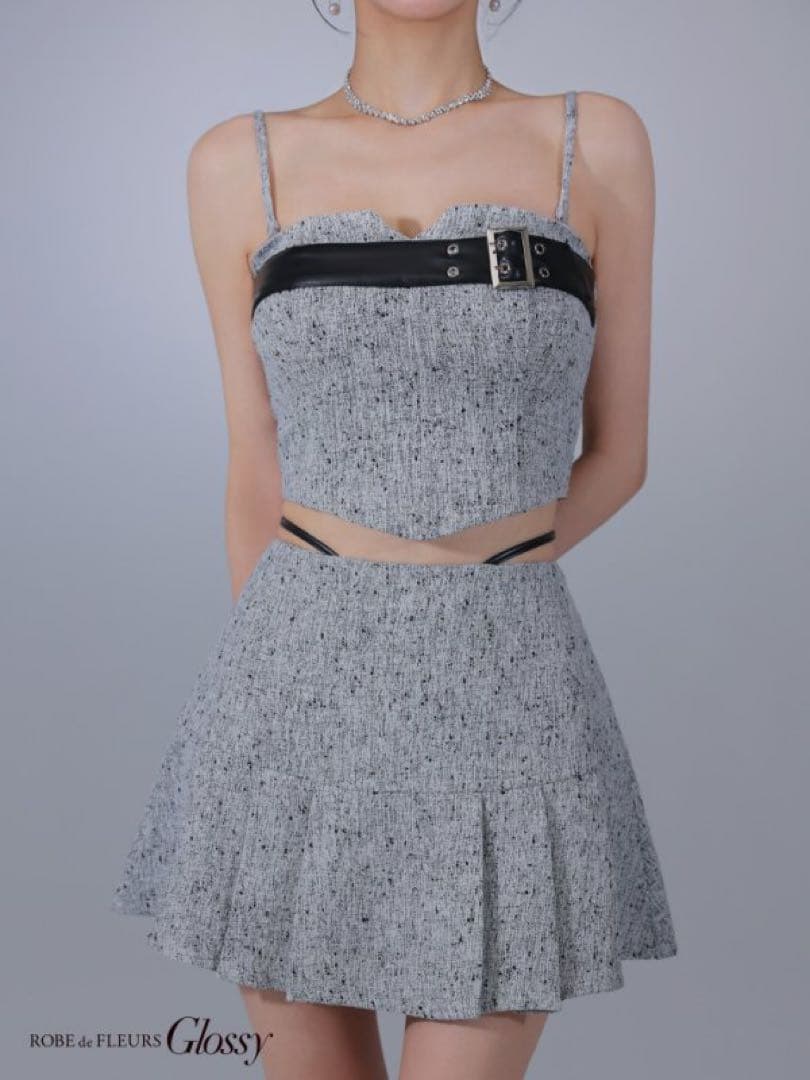ROBE de FLEURS Glossy Sサイズ グレー・ブラック