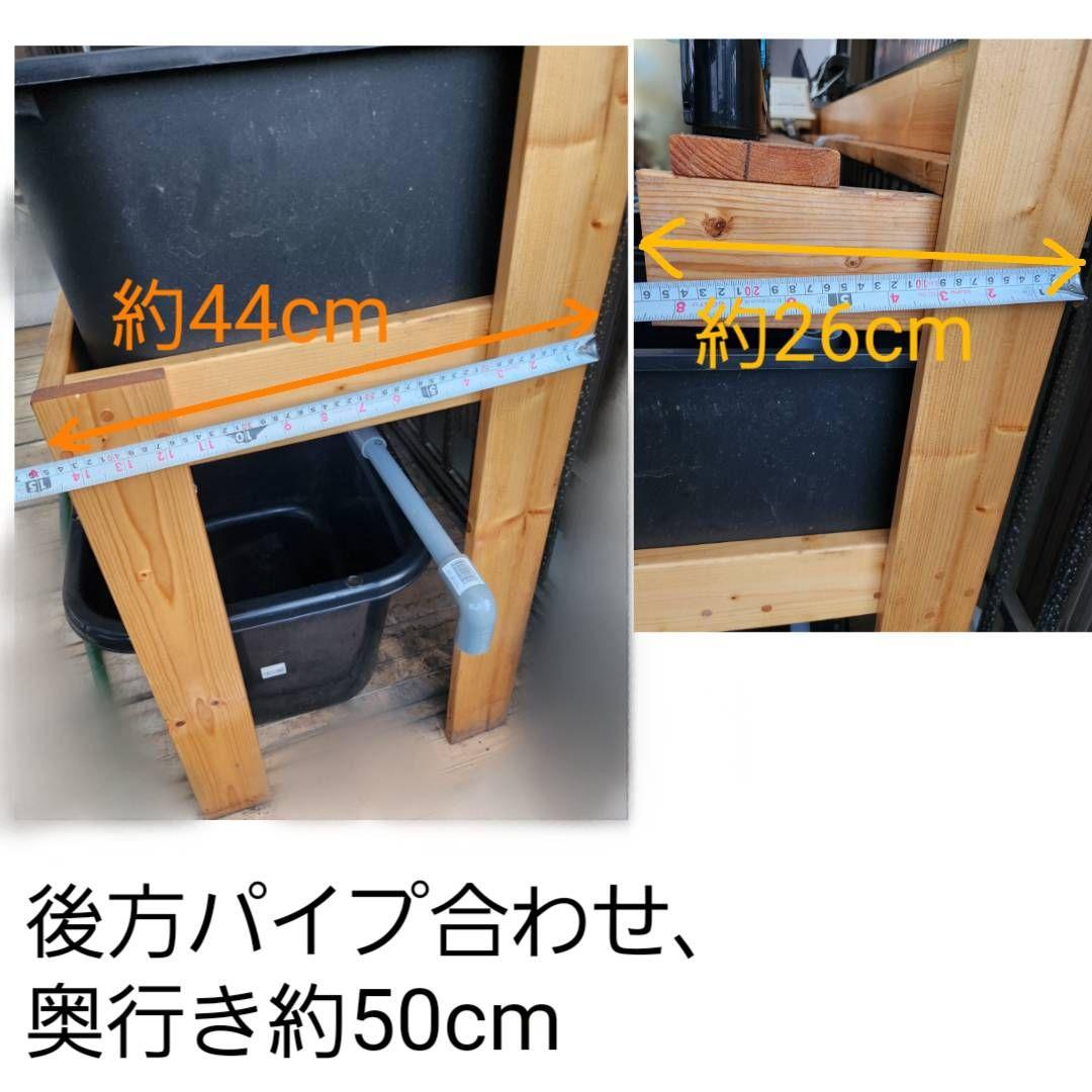 【送料込み】めだか　オーバーフロー型ブリード(育成)台　セット　メダカラック