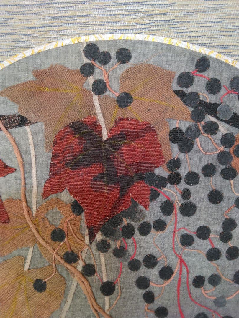 古布の物語絵(蔦)