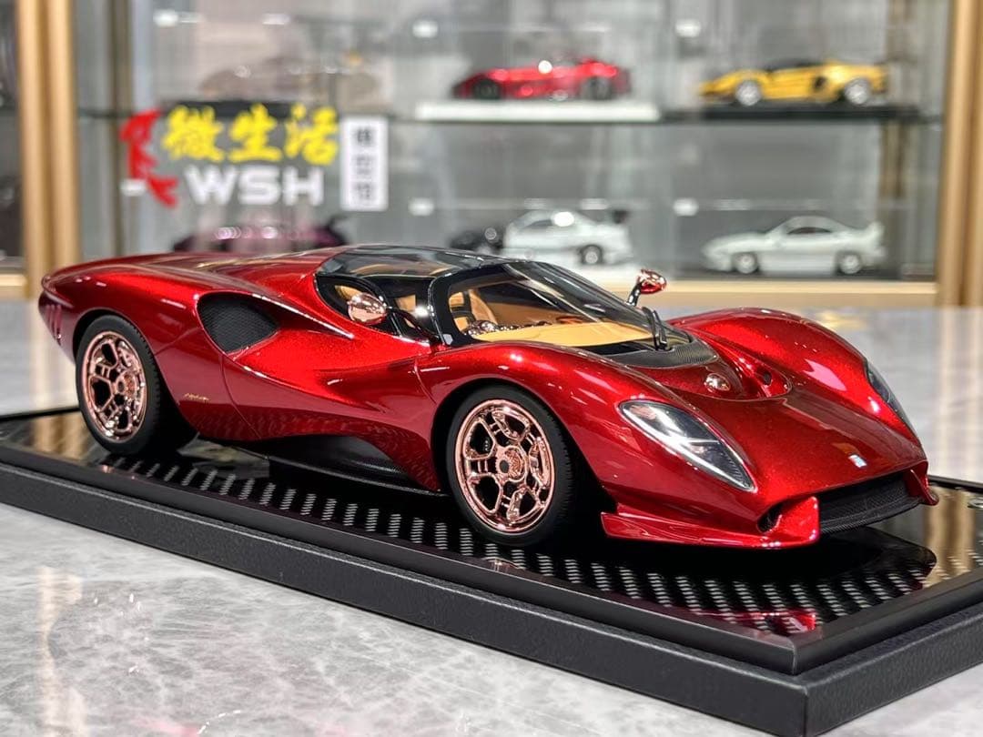 新品 peako ピーコ 1/18 デ・トマソ P72 2025 ミニカー