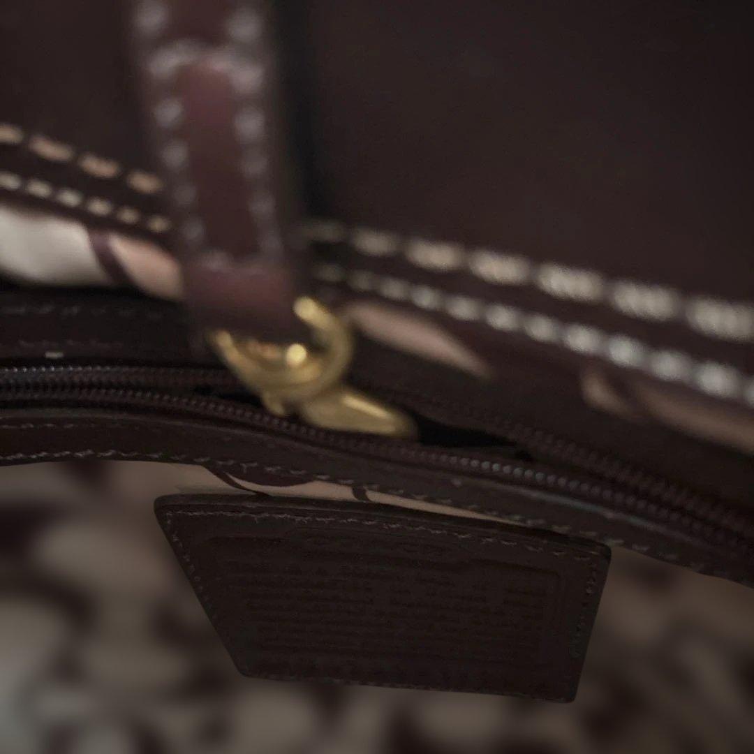 COACH ダークブラウン ハンドバッグ
