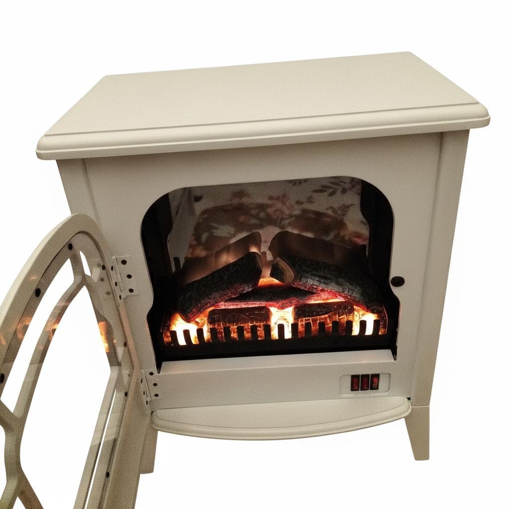 送料込 Dimplex ホワイト 電気暖炉【美品】CLB20WJ