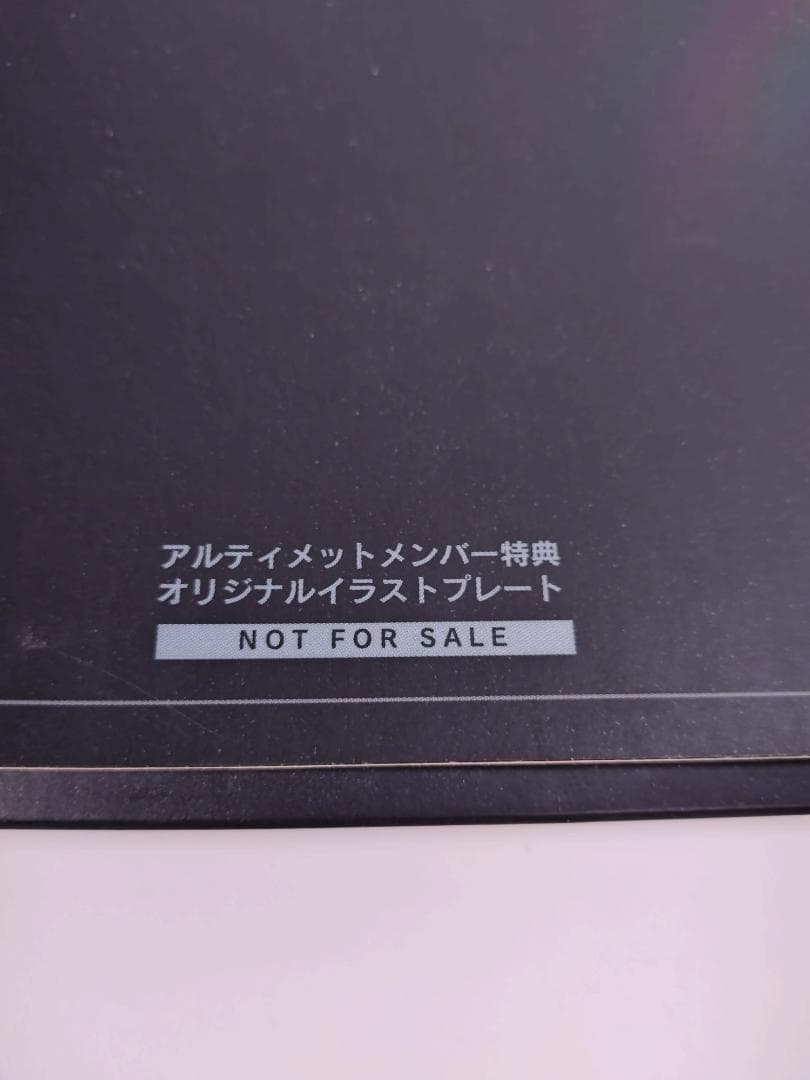 アルティメット限定　ニーア レプリカント/ゲシュタルト　イラストプレート　4th