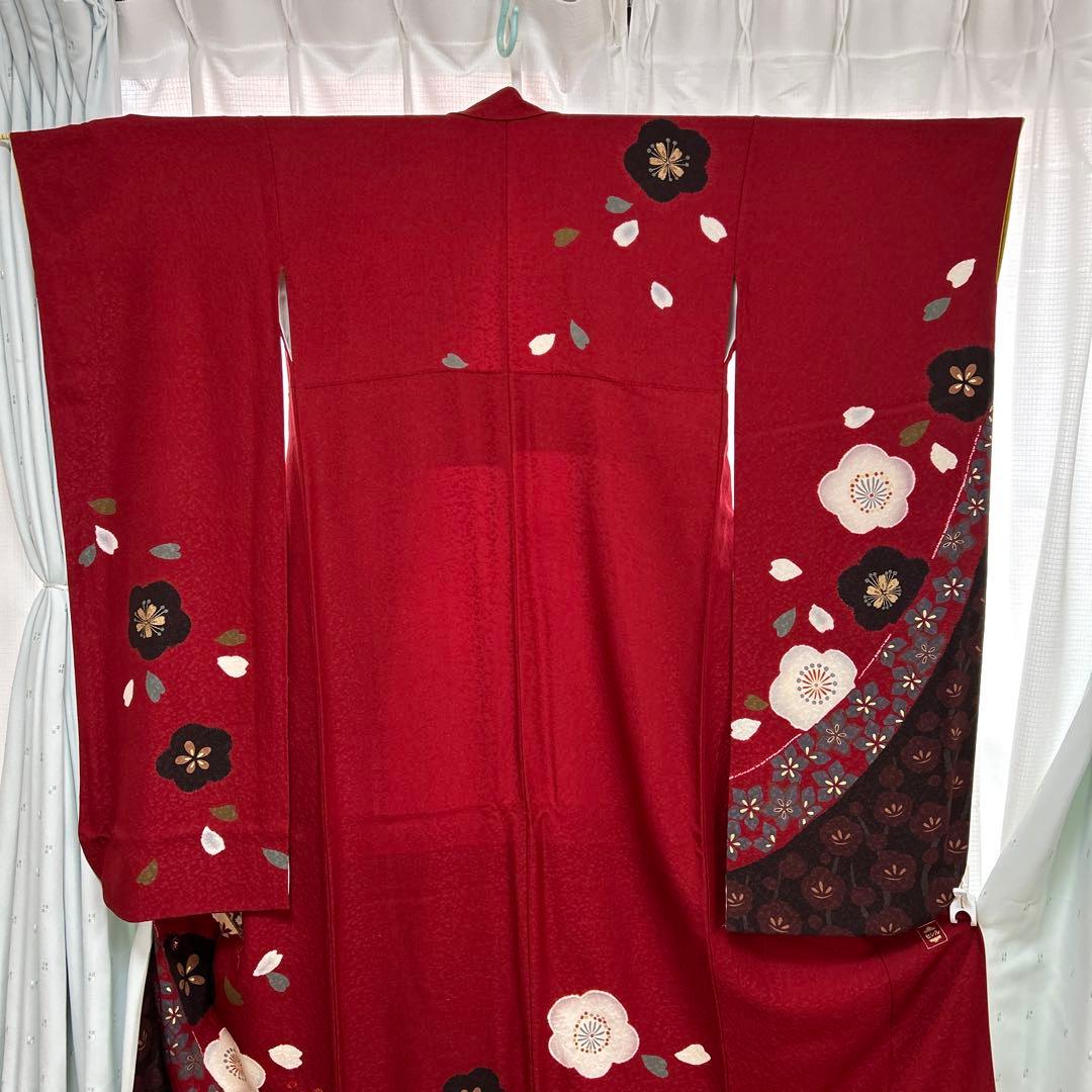 振袖と袋帯セット　絹　丸昌