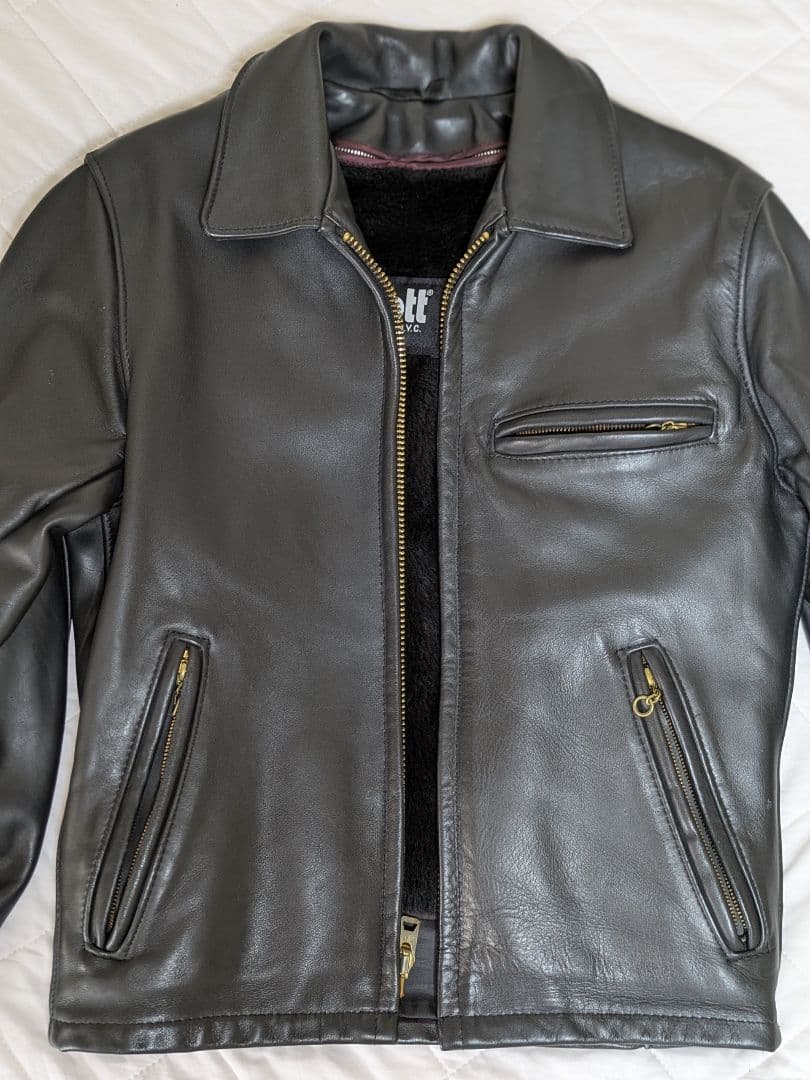 SCHOTT ショット AT101 シングルライダース サイズ34 USA製