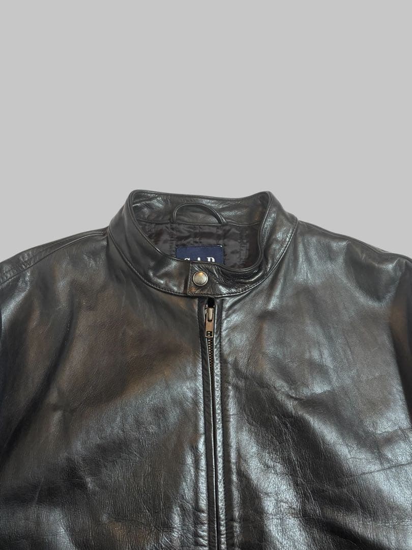ジャケット・アウター old gap single riders cow leather jacket