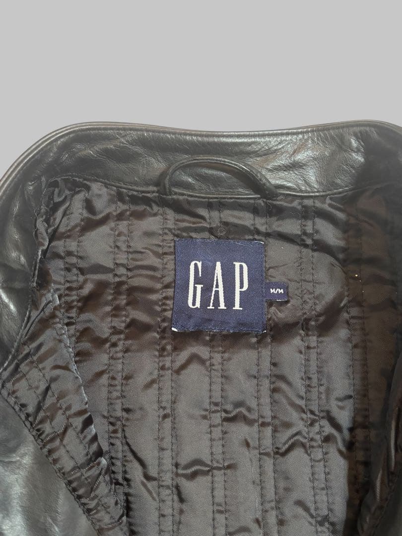 ジャケット・アウター old gap single riders cow leather jacket