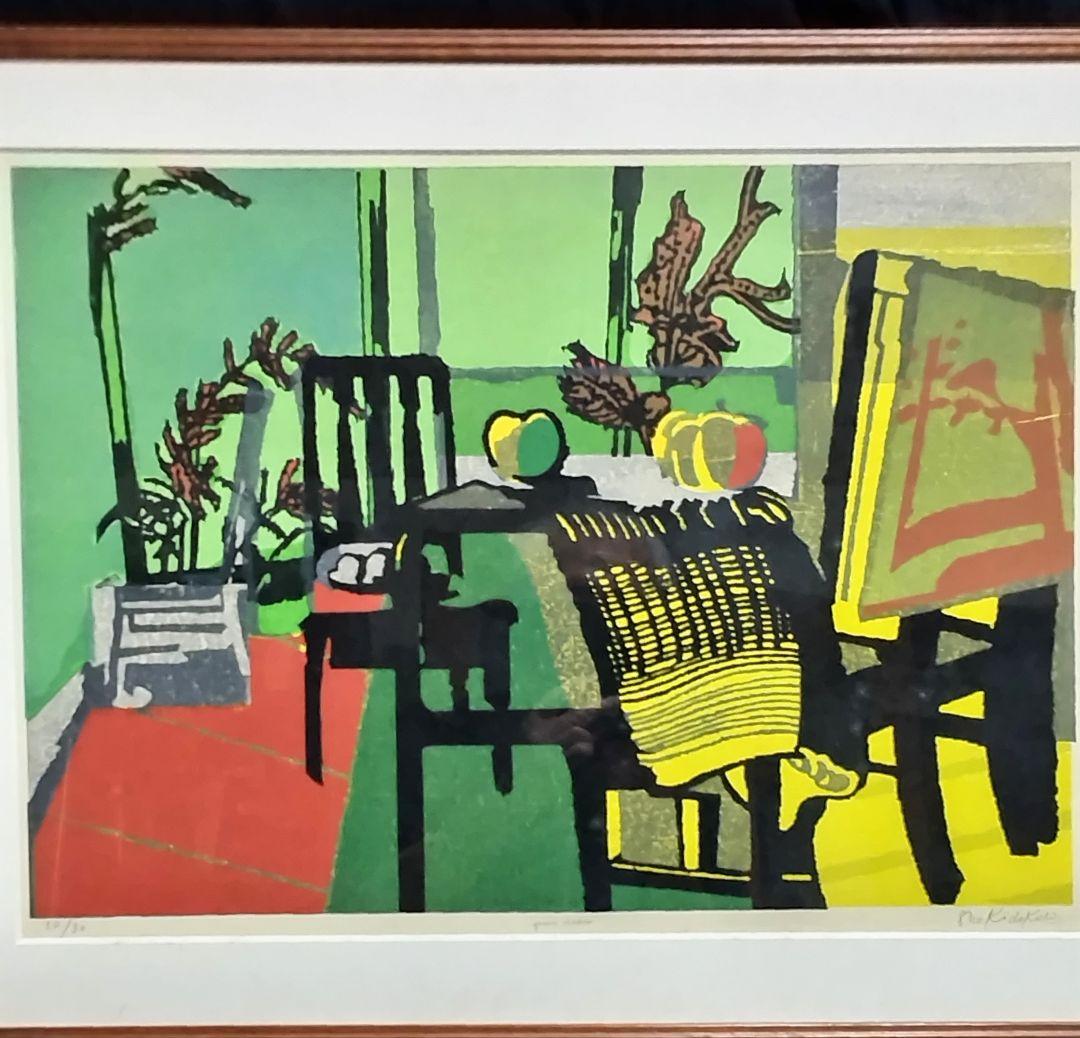 城所祥 版画 「 green shadow 」 ED：10/30