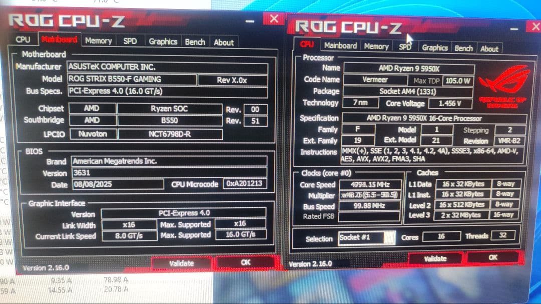 ROG STRIX B550-F GAMING　マザーボード