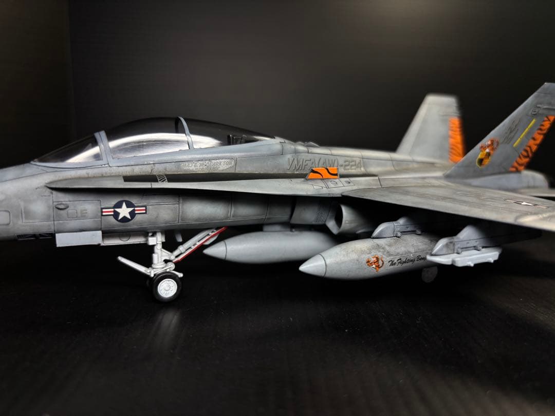 F18A/F ホーネット　1/72 プラモデル完成作品