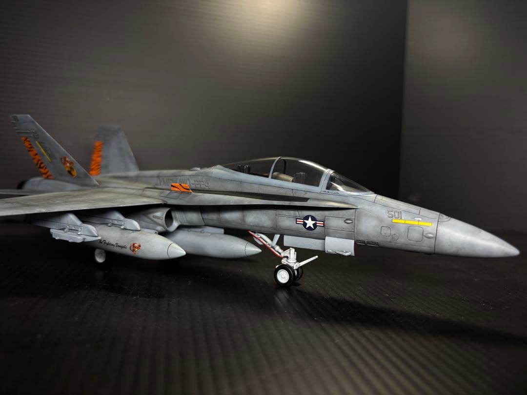 F18A/F ホーネット　1/72 プラモデル完成作品