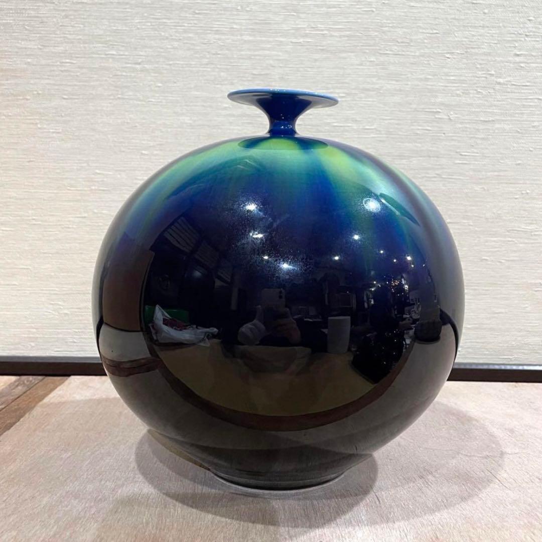 三代目 徳田八十吉 壺 人間国宝 新品同様