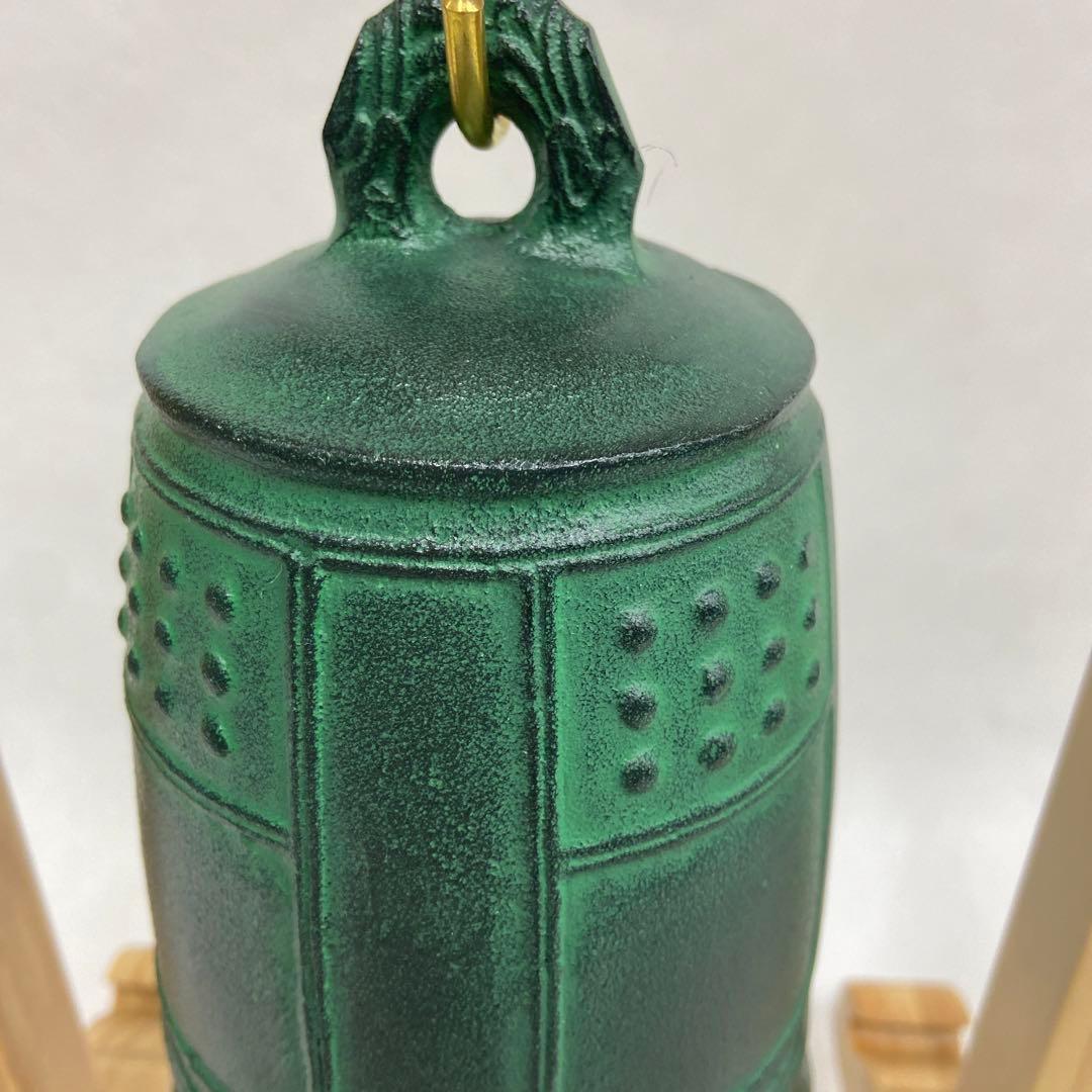 3.5寸鐘　木枠・撞木付き　癒しの鐘