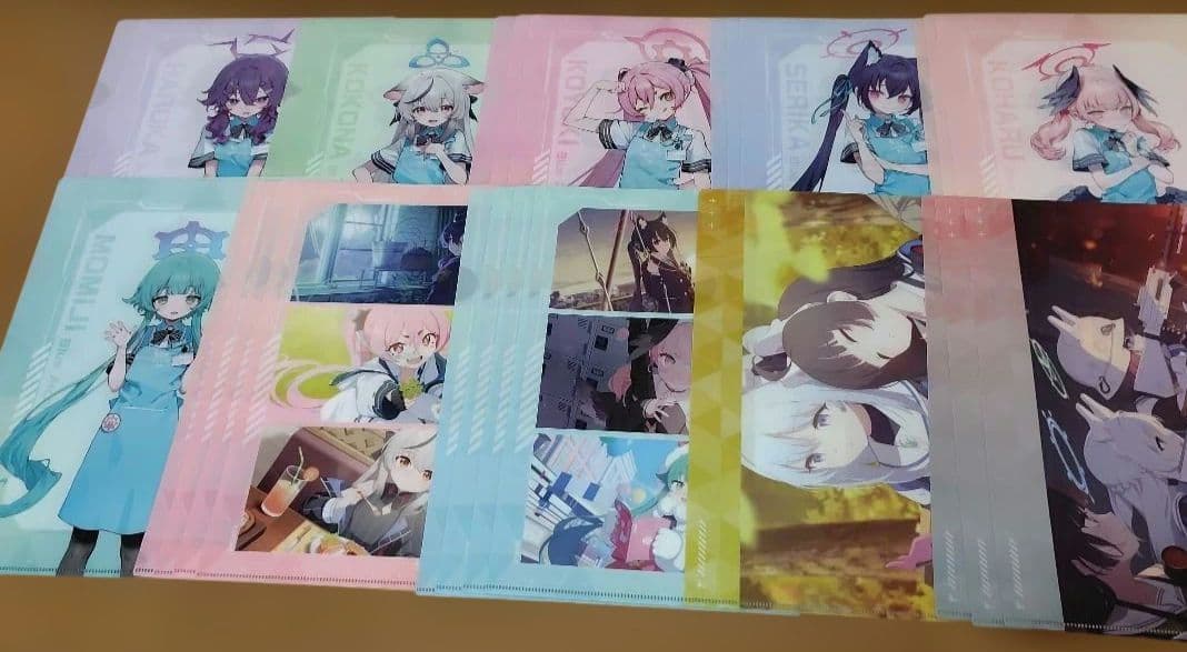 ブルーアーカイブ　クリアファイル　まとめ売り