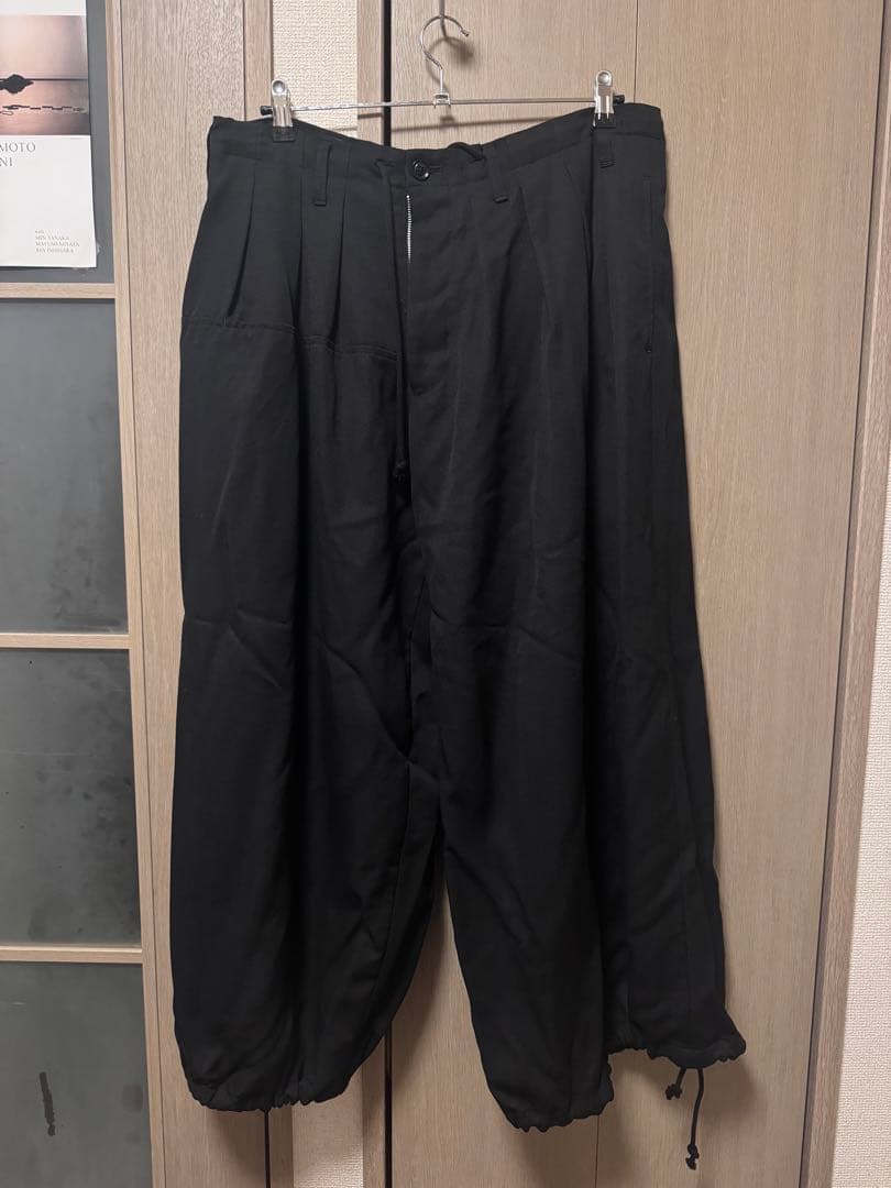 ヨウジヤマモト　Y's BANG ON!No.76 ウールギャババルーンパンツ