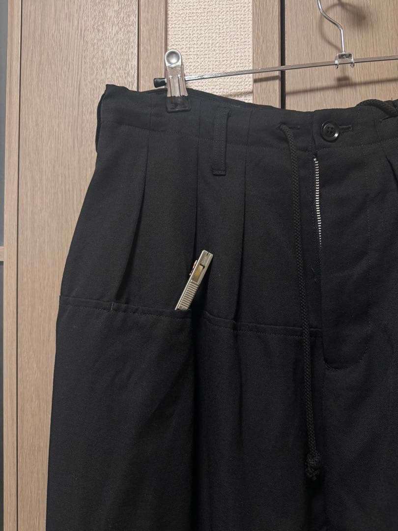 ヨウジヤマモト　Y's BANG ON!No.76 ウールギャババルーンパンツ