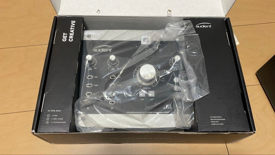 Audient iD22 10in/14outオーディオインターフェイス