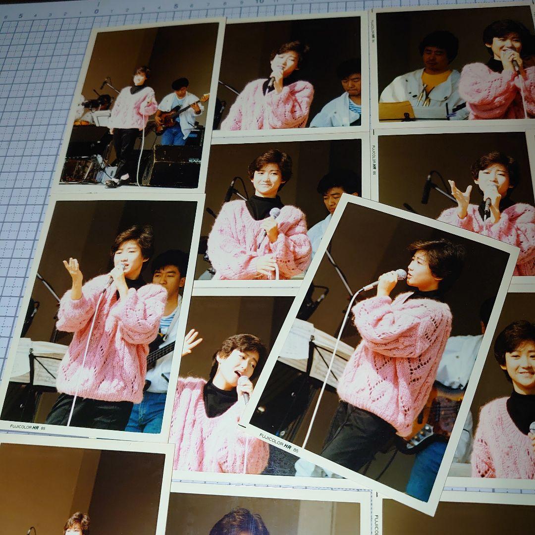 こ*ん様 岡田有希子 生写真　屋外コンサート撮影17枚