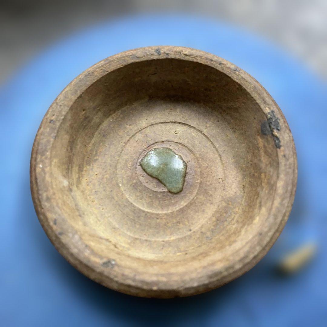 中国　藍釉　鉢　ボウル　窯変釉　美術　工芸品約高さ9cm 径17cm