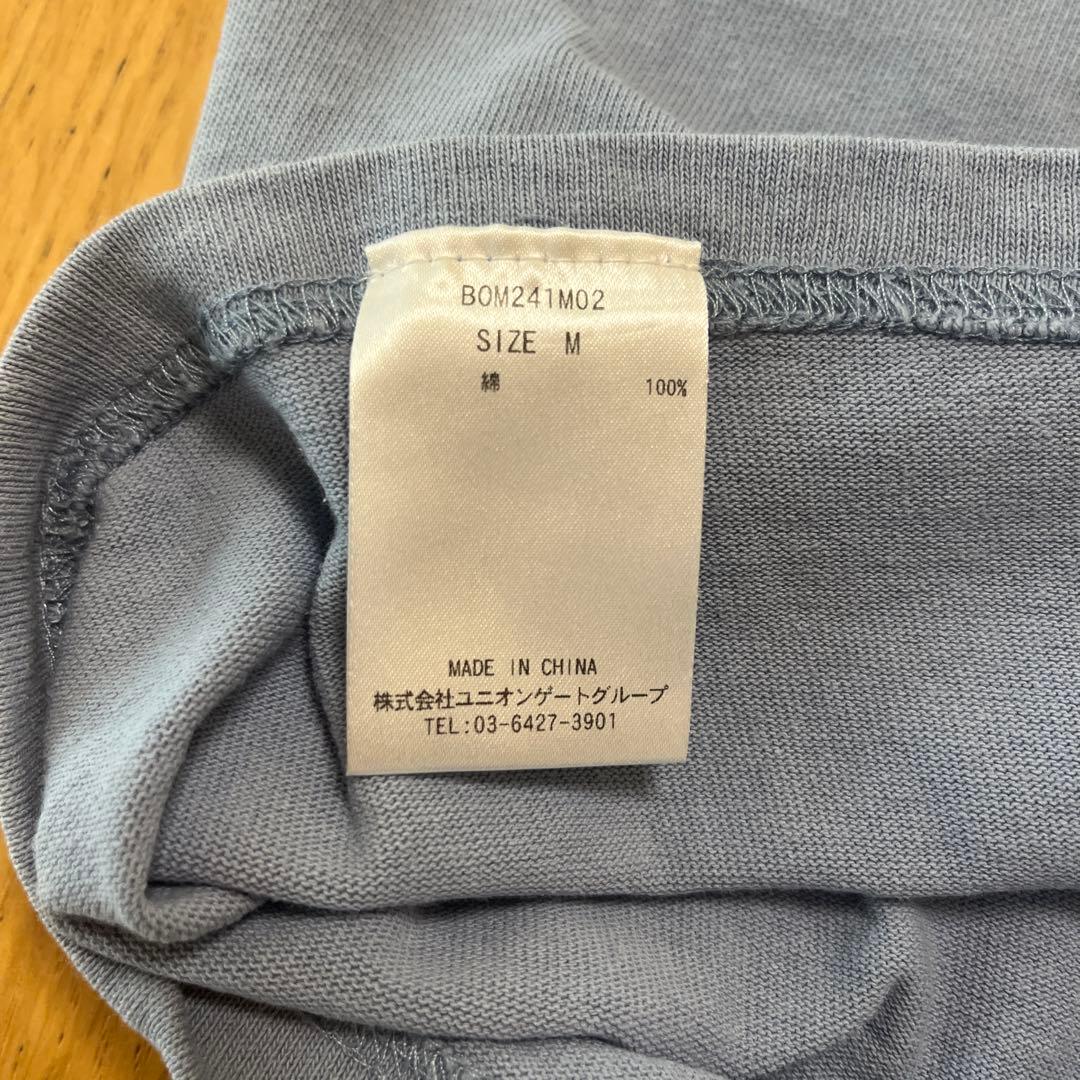 BRIEFING ホワイト・水色　Tシャツ