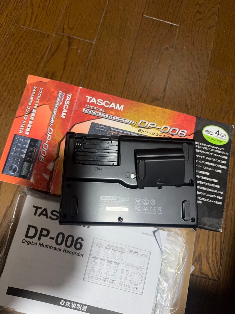 TASCAM DP-006 デジタルマルチトラックレコーダー