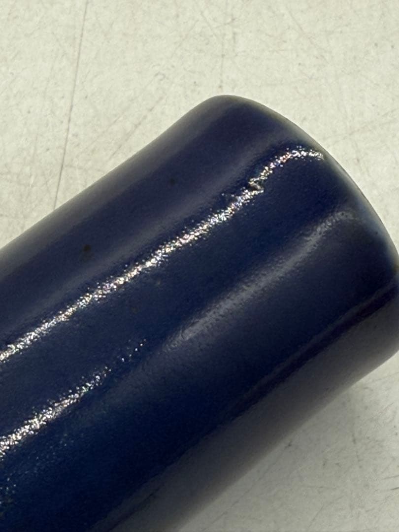 瑠璃釉　香筒　足付　霽藍　茶道具　送料込み251027