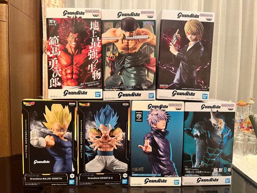 ジャンプアニメ プライズフィギュア Grandista まとめ売り 8体セット