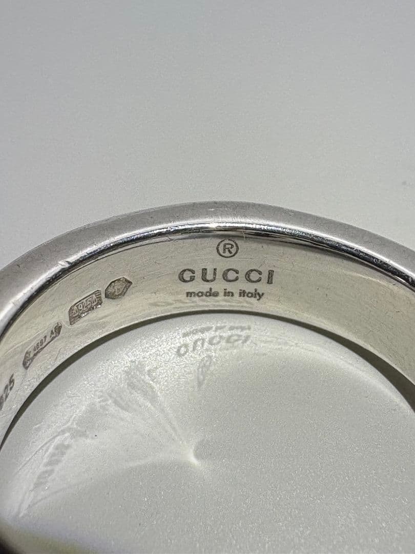 GUCCI インターロッキングラブリーハート 刻印サイズ:11号【箱/ポーチ付】