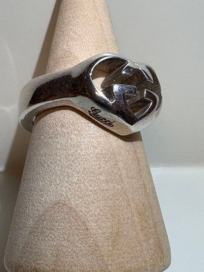 GUCCI インターロッキングラブリーハート 刻印サイズ:11号【箱/ポーチ付】