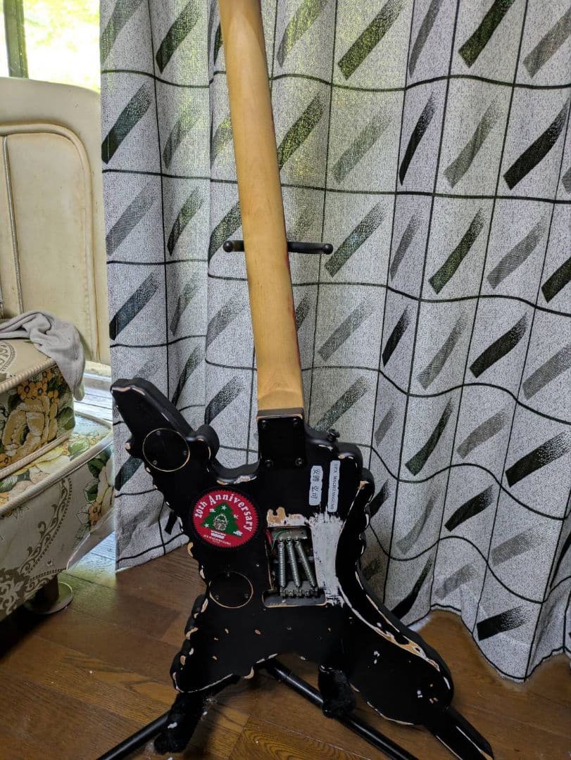 骸骨デザイン エレキギター　ノーブランド　よしえ