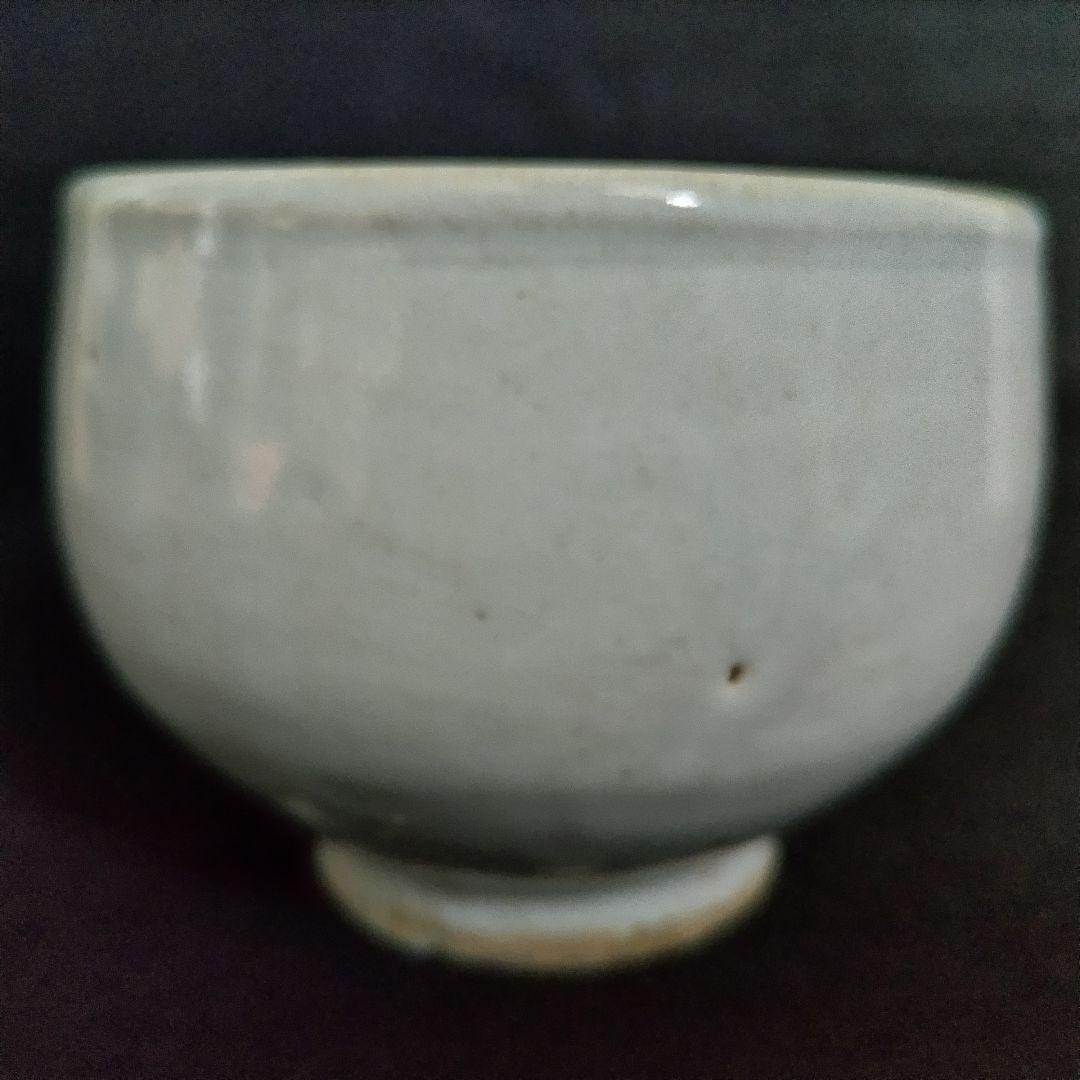 李朝白磁茶碗 李朝分院