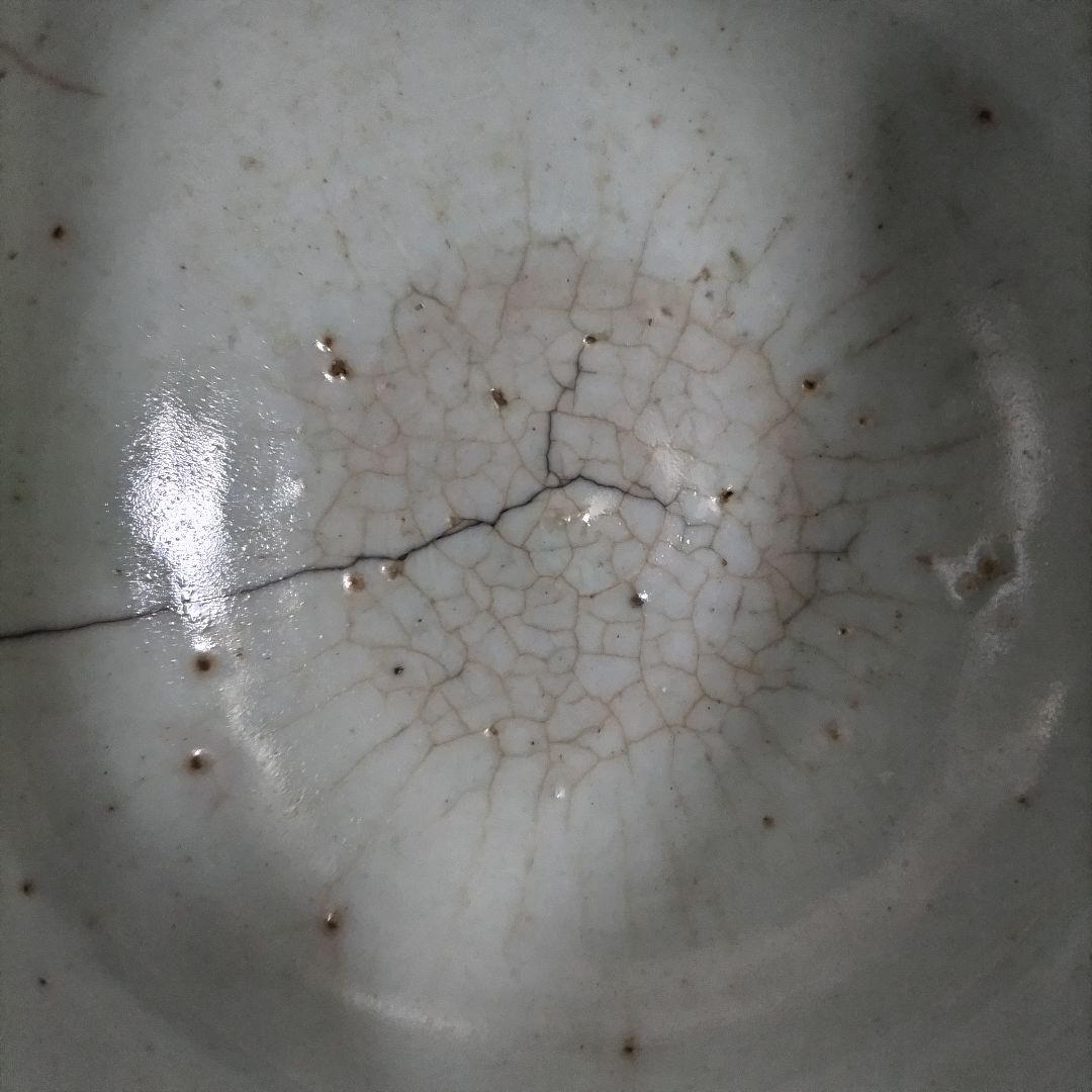 李朝白磁茶碗 李朝分院