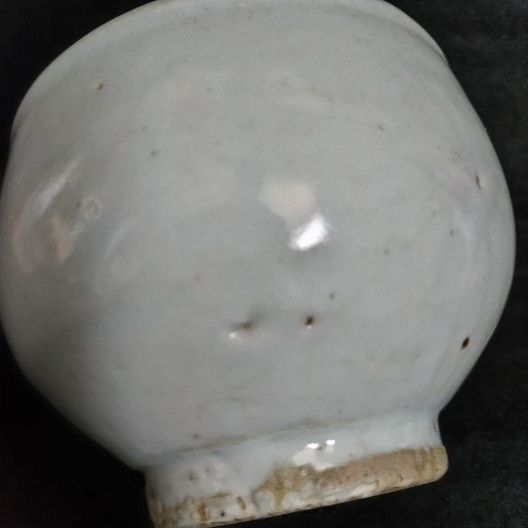 李朝白磁茶碗 李朝分院