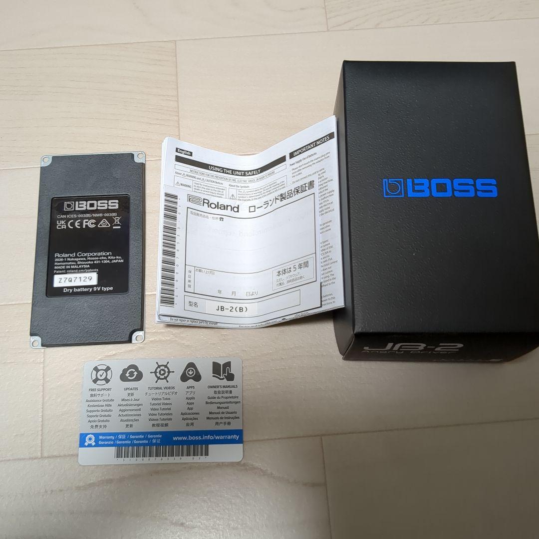 美品　BOSS Angry D JB-2 ギターエフェクター