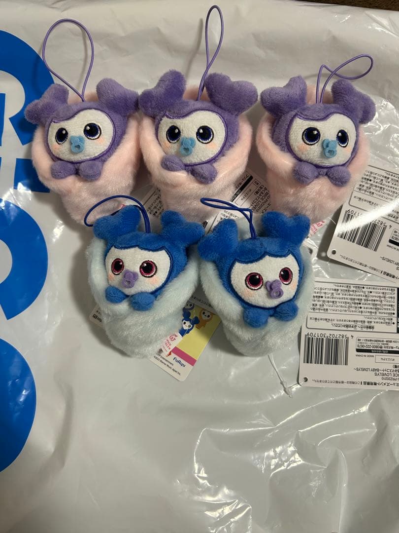 TWICE LOVELYS おくるみマスコット　サナ　ツウィ　5個セット