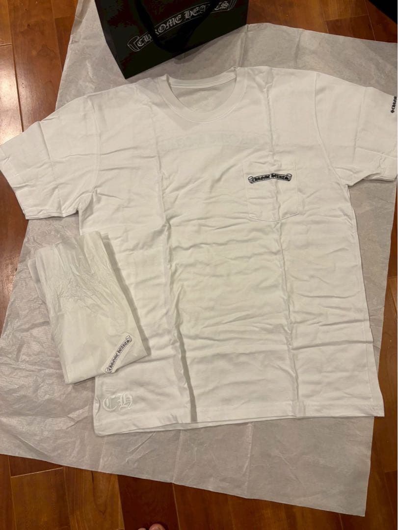 【lalala】クロムハーツ Tシャツ　白と黒2枚セット　メンズ XL
