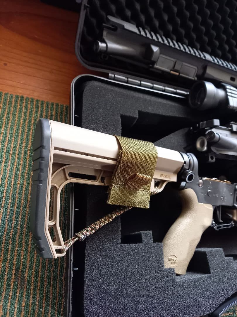 東京マルイ　MWS ショートガスガン ブラック/タン 光学機器付き　アッパー付き