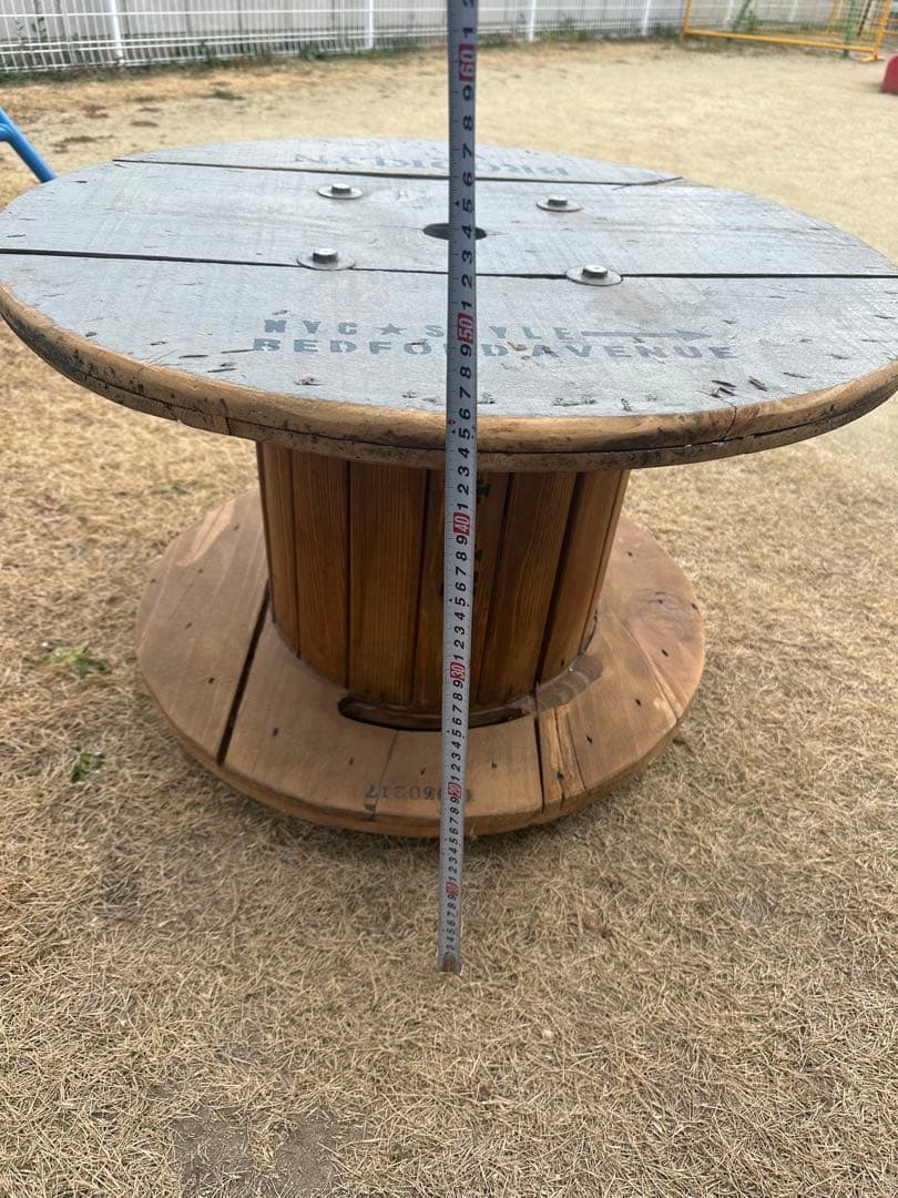 ガレージ男前テーブル BROOKLYN アウトドア　ガーデニング　電線ドラム