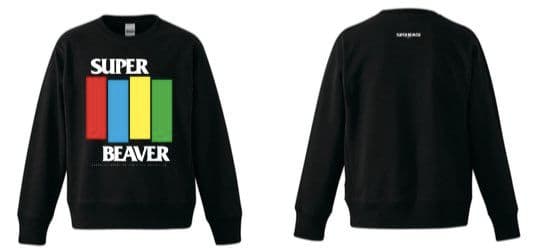 SUPER BEAVER Newlogoトレーナー 黒XL