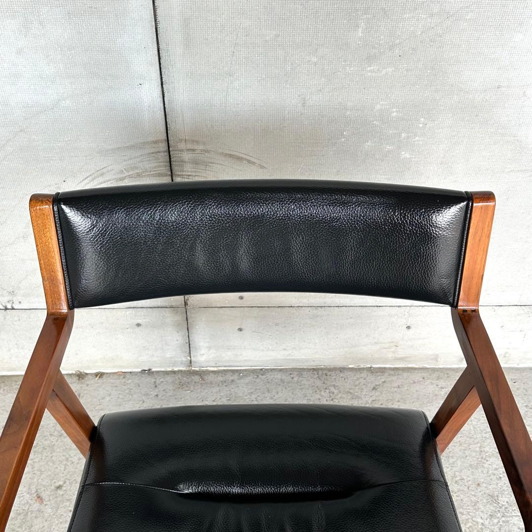 ✦ 廃盤モデル✦シギヤマ家具 CITY LD CHAIR 岩倉榮利デザイン 本革