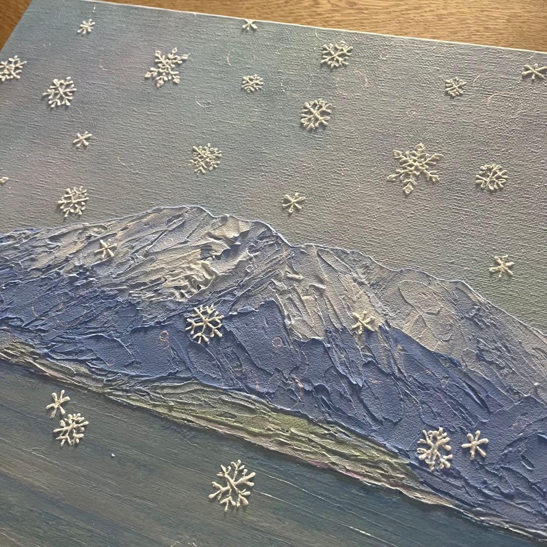 【a。様　order work】 桜島 アート 絵画 山の絵