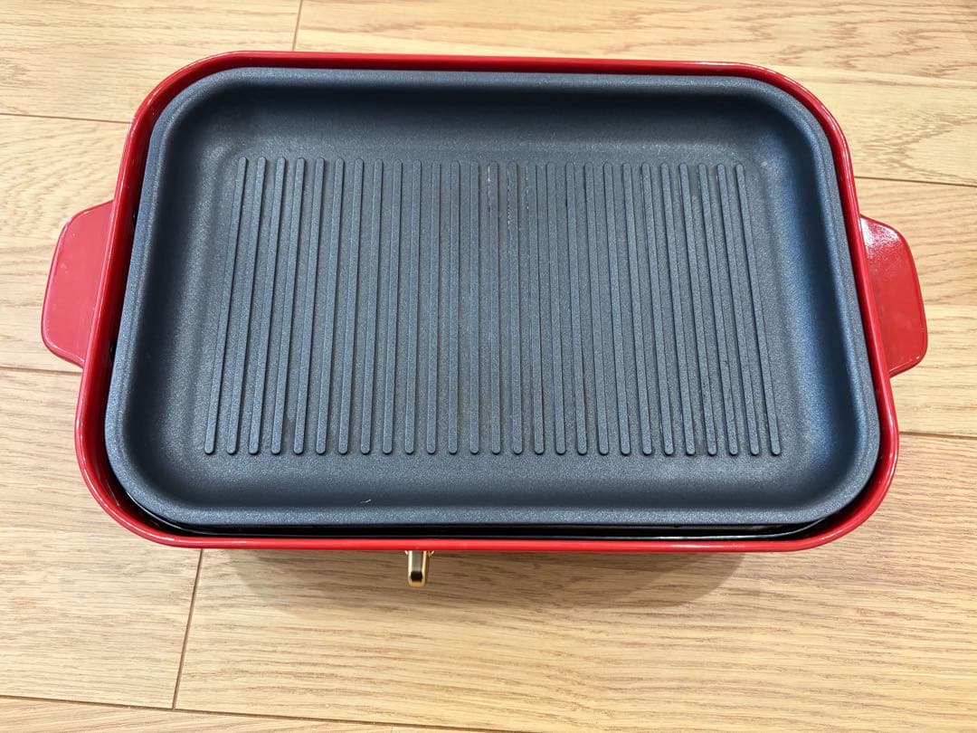 BRUNO ホットプレート たこ焼き、お好み焼き、焼肉プレート、鍋付